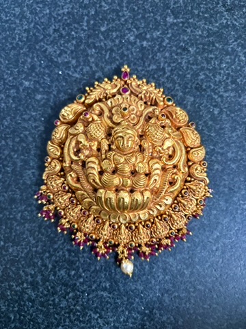 Divine Lakshmi Temple Pendant
