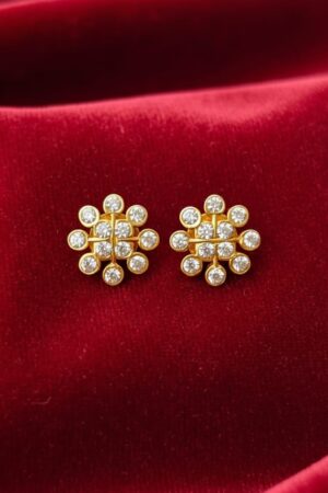 Classic Floral Cluster Stud Earrings
