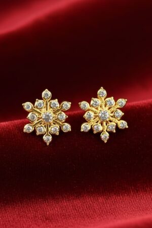 Radiant Floral Stud Earrings