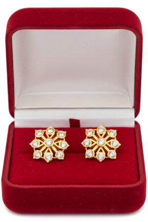 gold tone Tops Earrings