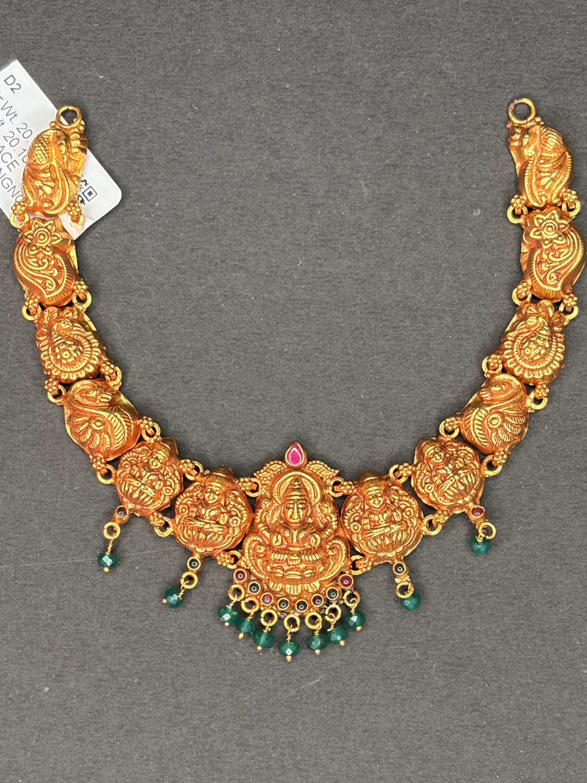 Antique Multi-Deity Temple Necklace