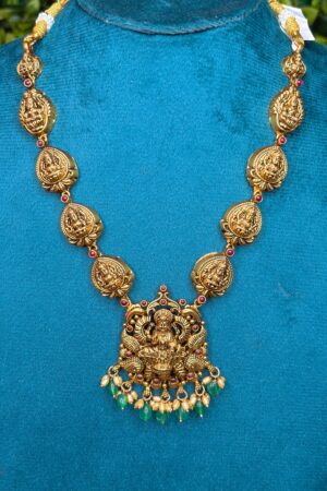 Antique Lakshmi Coin Temple Necklace