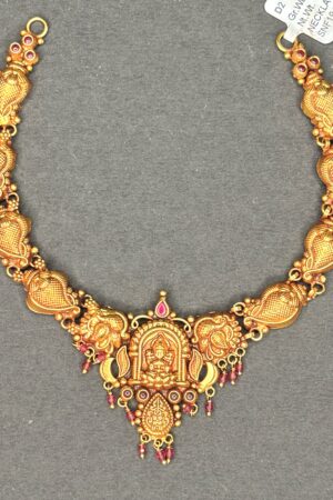 Antique Lakshmi Arch Temple Necklace