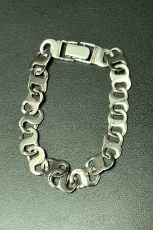 Bold Silver Mariner Link Bracelet