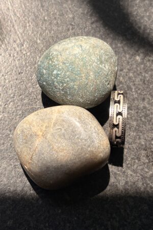 Antique-Inspired Greek Key Pattern Silver Band Ring (size 24)