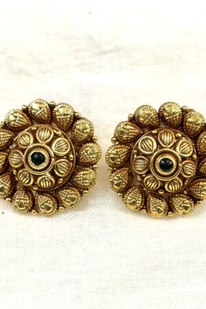 Antique Floral Heritage Stud Earrings