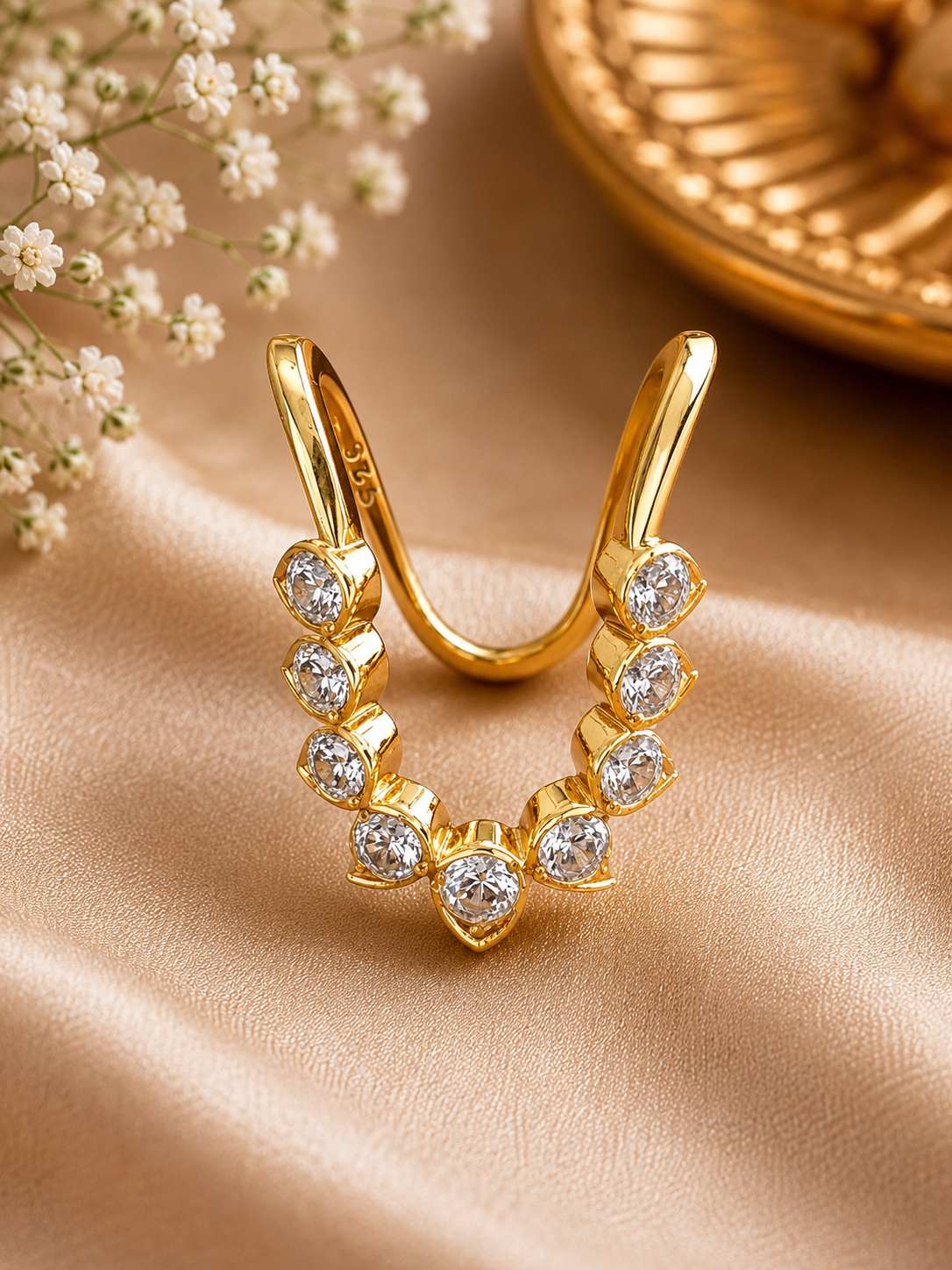 Royal Petal Grace Vanki Ring