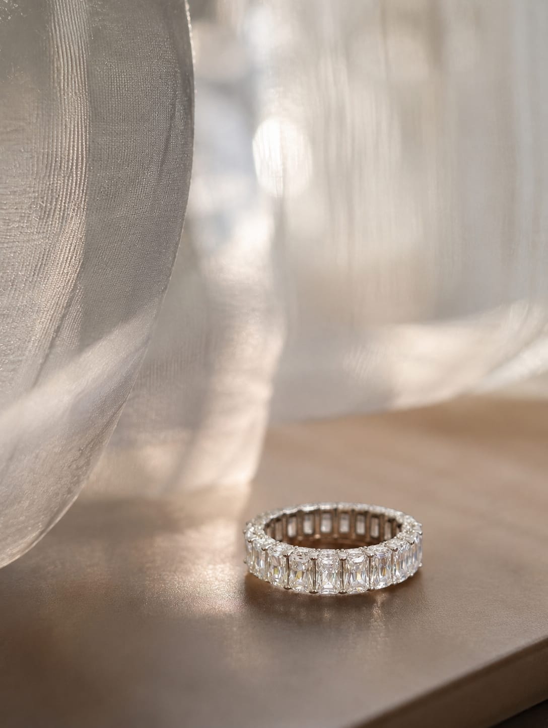 Radiant Baguette Eternity Band (size 6 )