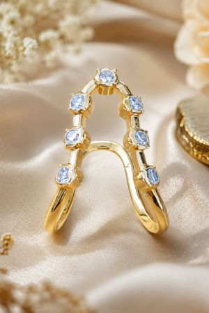 Celestial Sapphire Vanki Ring