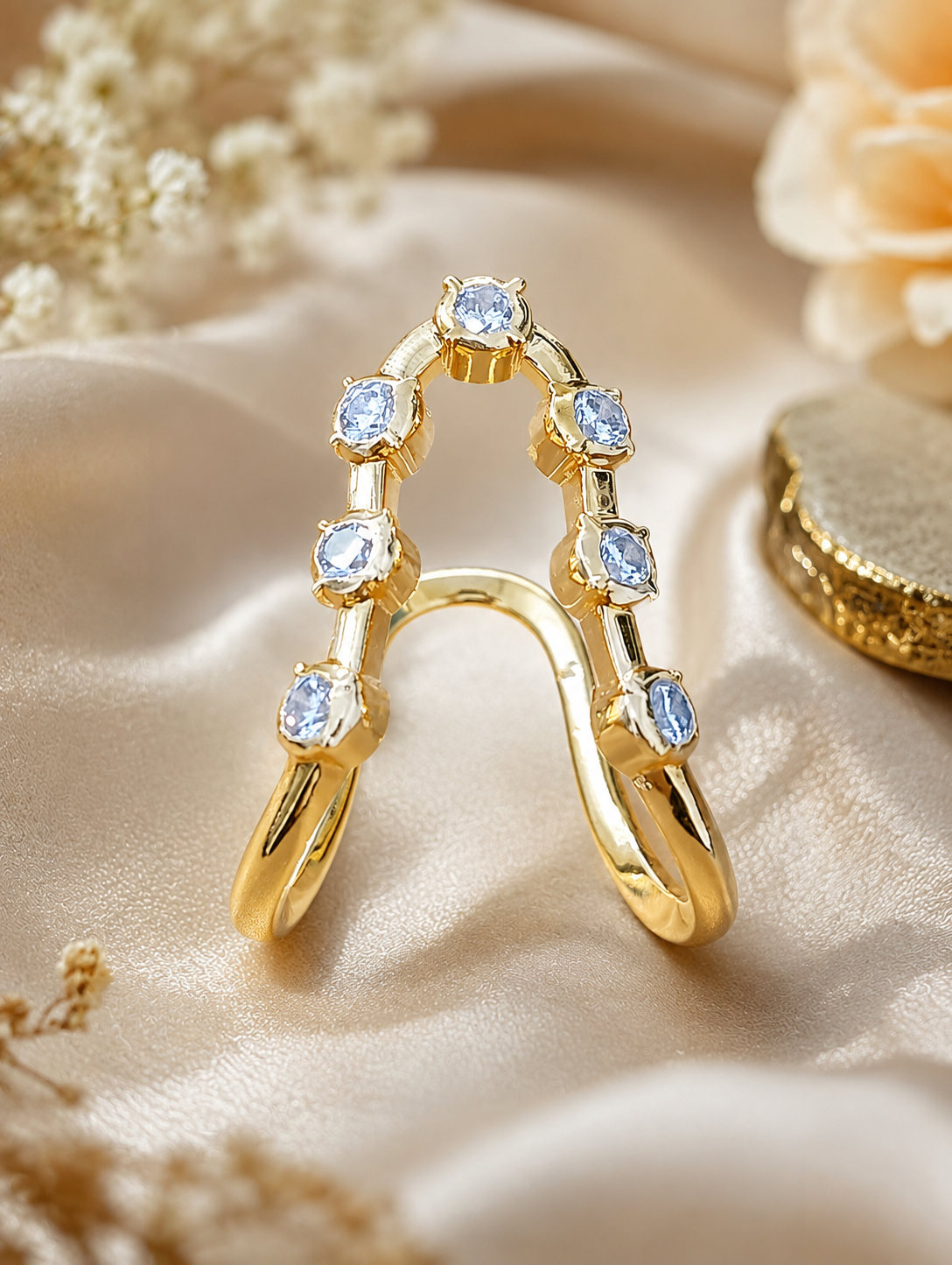 Celestial Sapphire Vanki Ring