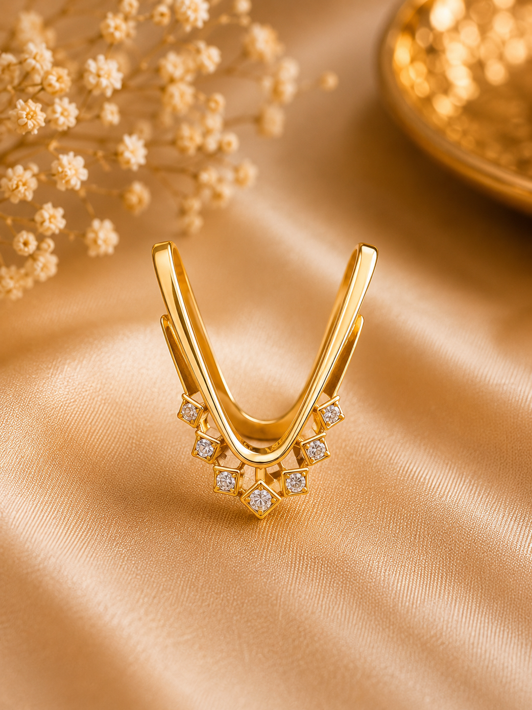 Royal Geometric Spark Vanki Ring