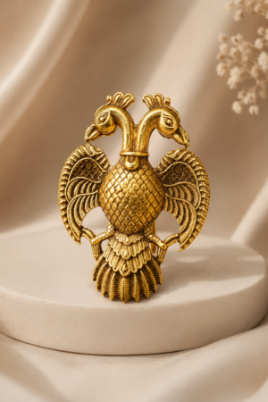 Royal Twin Peacock Heritage Pendant