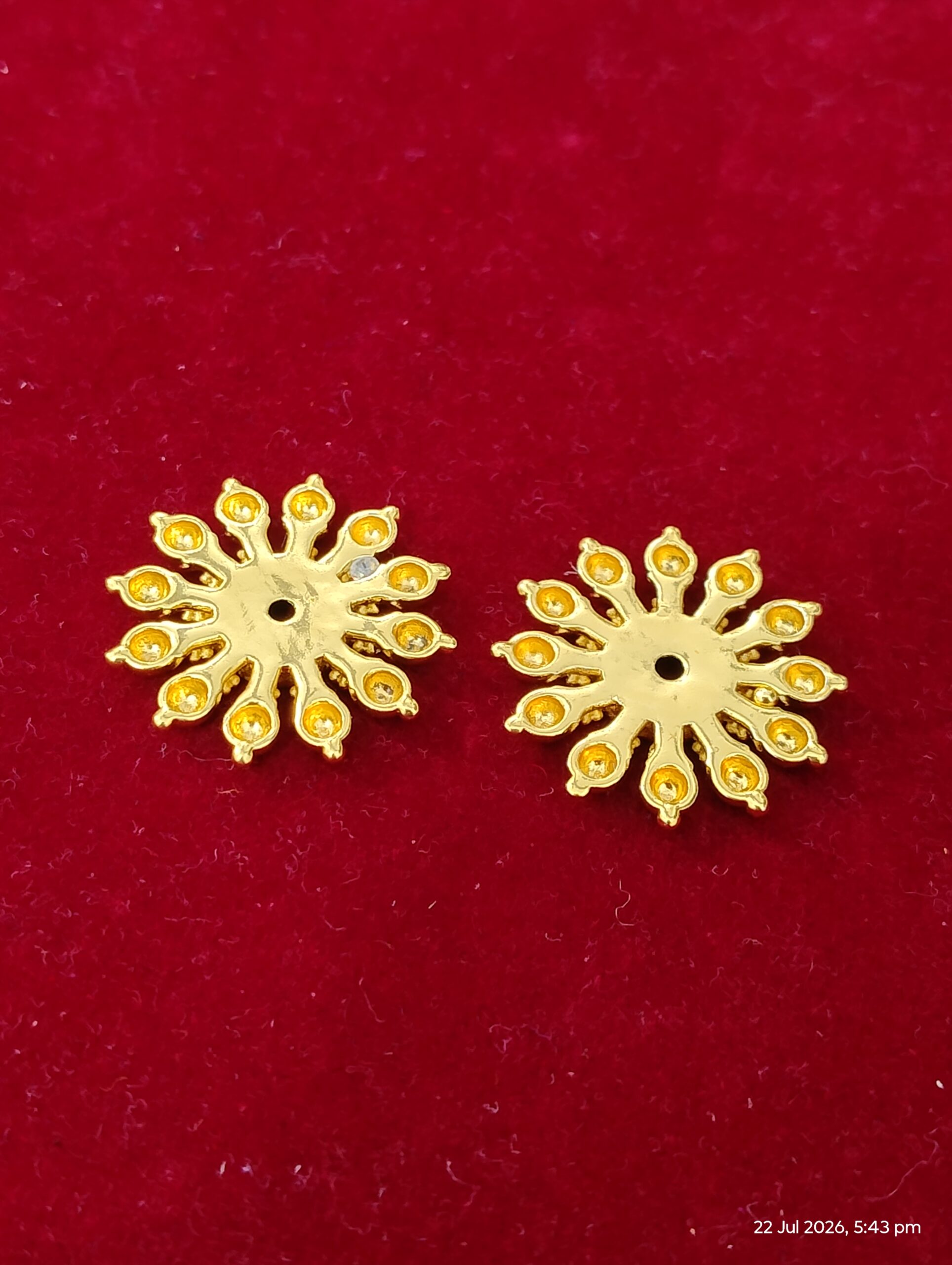 Radiant Blossom Interchangeable Stud Earrings