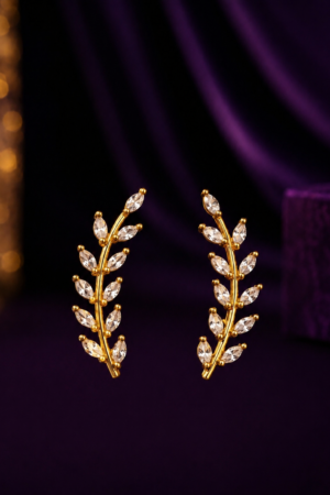 Celestial Crystal Vine Bluetooth Earrings