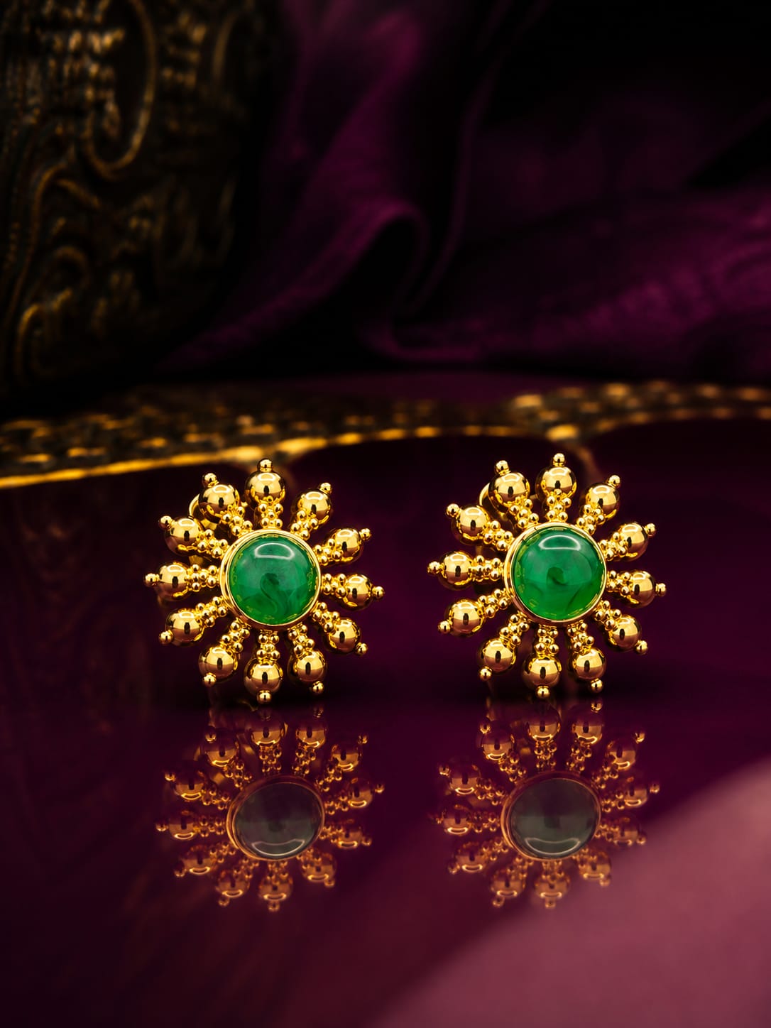 Radiant Blossom Interchangeable Stud Earrings - Image 7