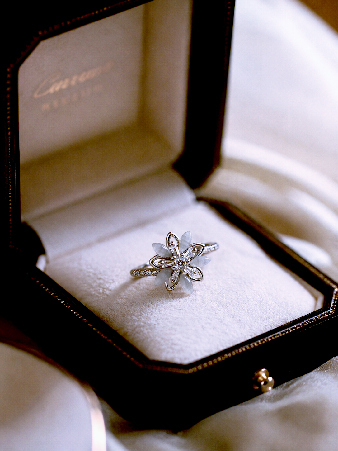 Celestial Blossom Floral Ring (size 5 )