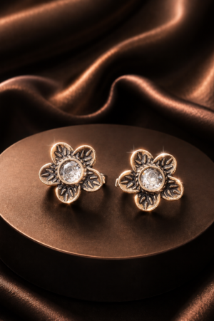 Blossom Spark Floral Toe Ring