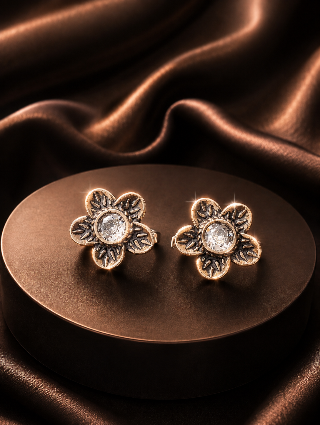 Blossom Spark Floral Toe Ring