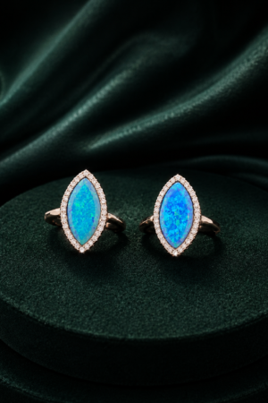 Ocean Glow Opal Toe Ring