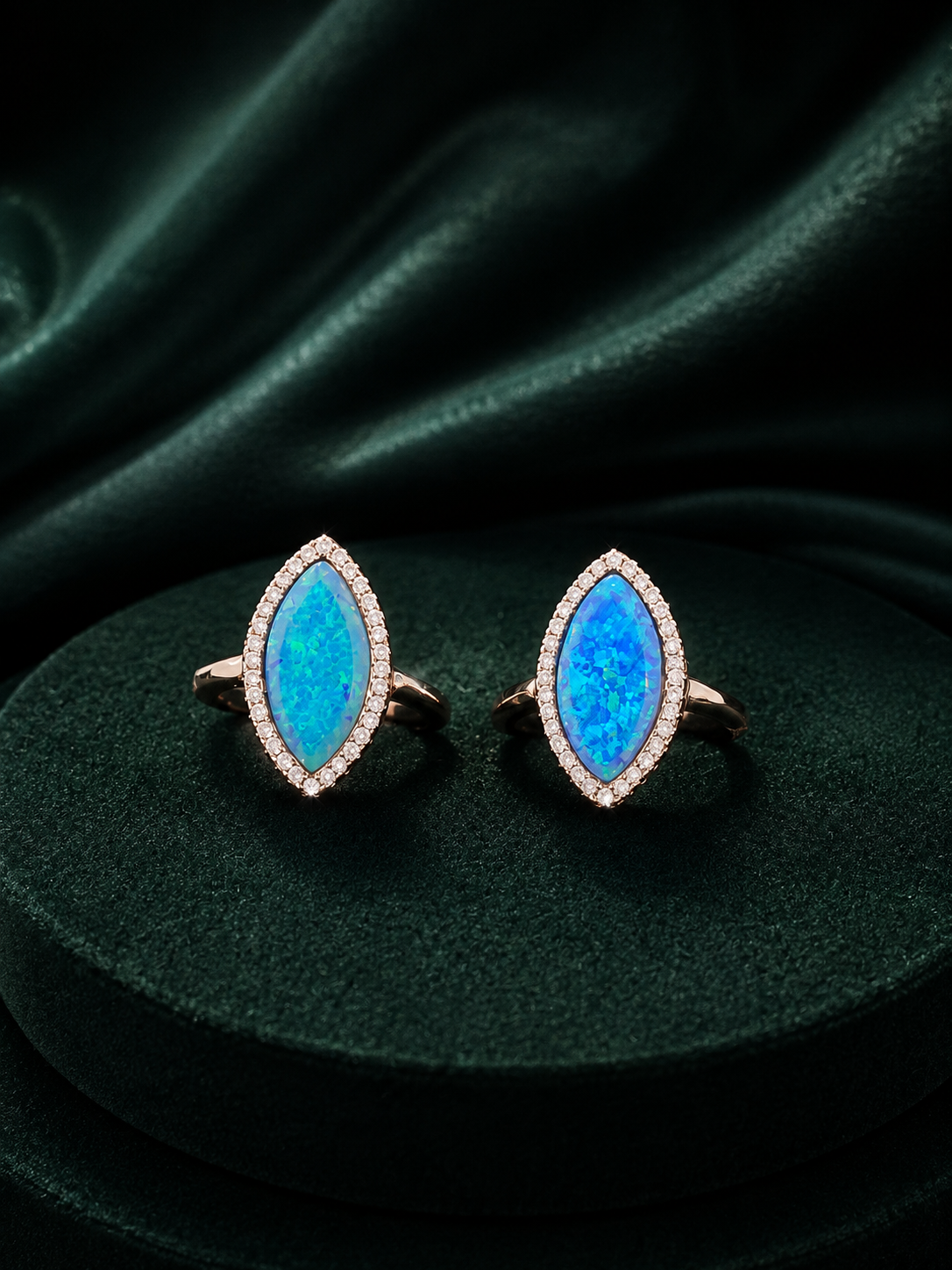 Ocean Glow Opal Toe Ring