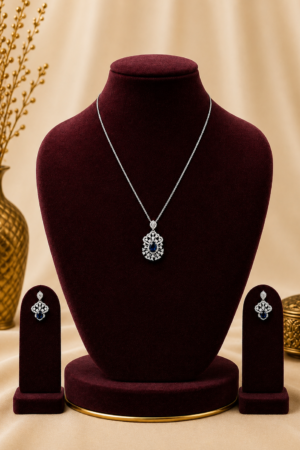 Royal Sapphire Radiance Pendant Set