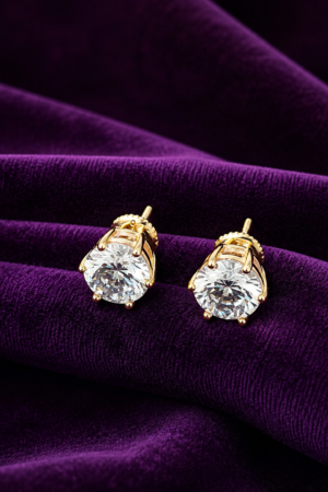 Timeless Solitaire Brilliance Stud Earrings