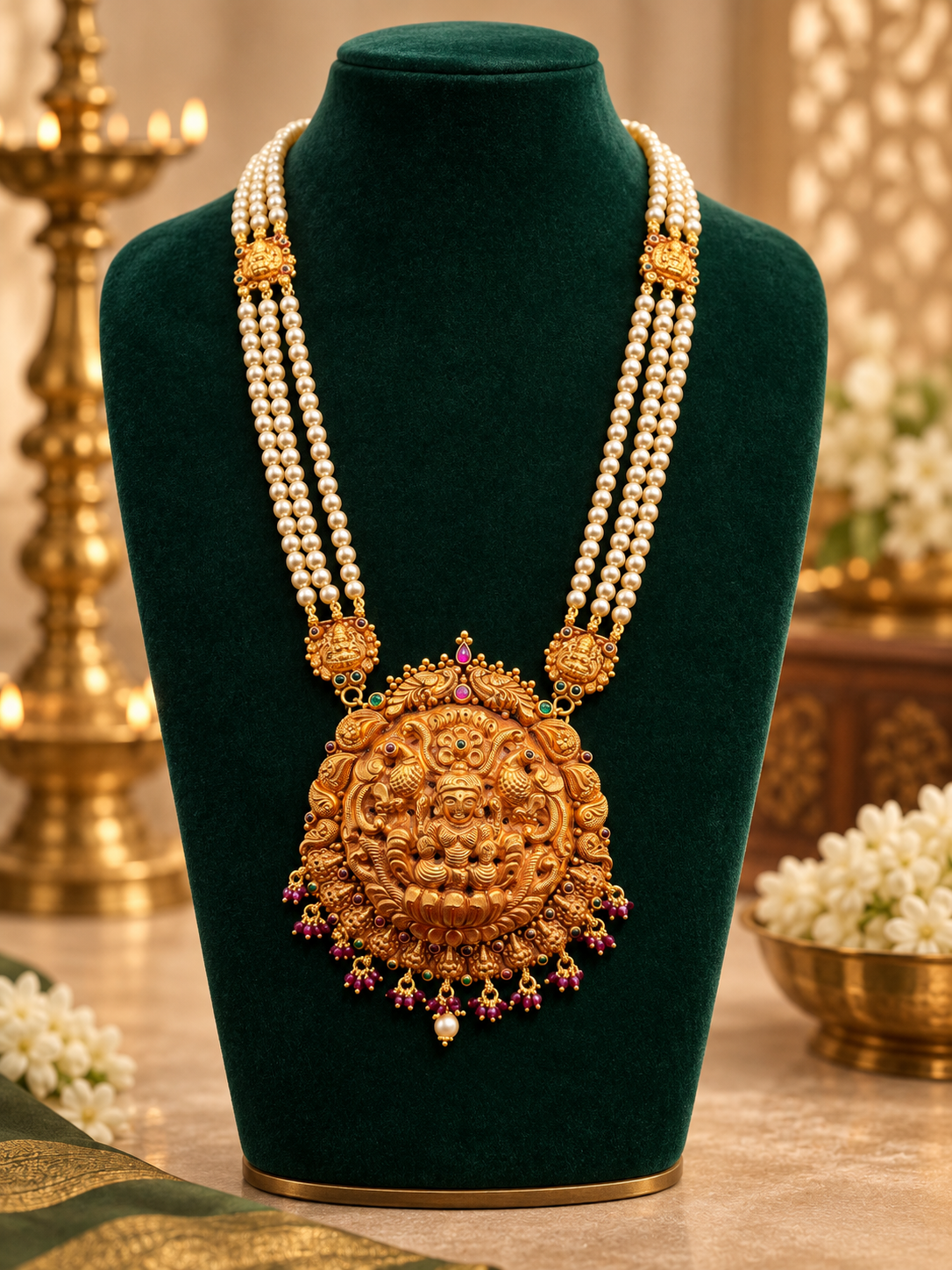 Sri Mahalakshmi Pearl Heritage Haaram