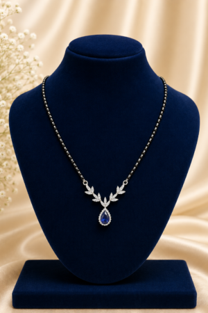 Sapphire Dew Leaf Mangalsutra