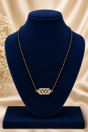 Geometric Diamond Glow Mangalsutra