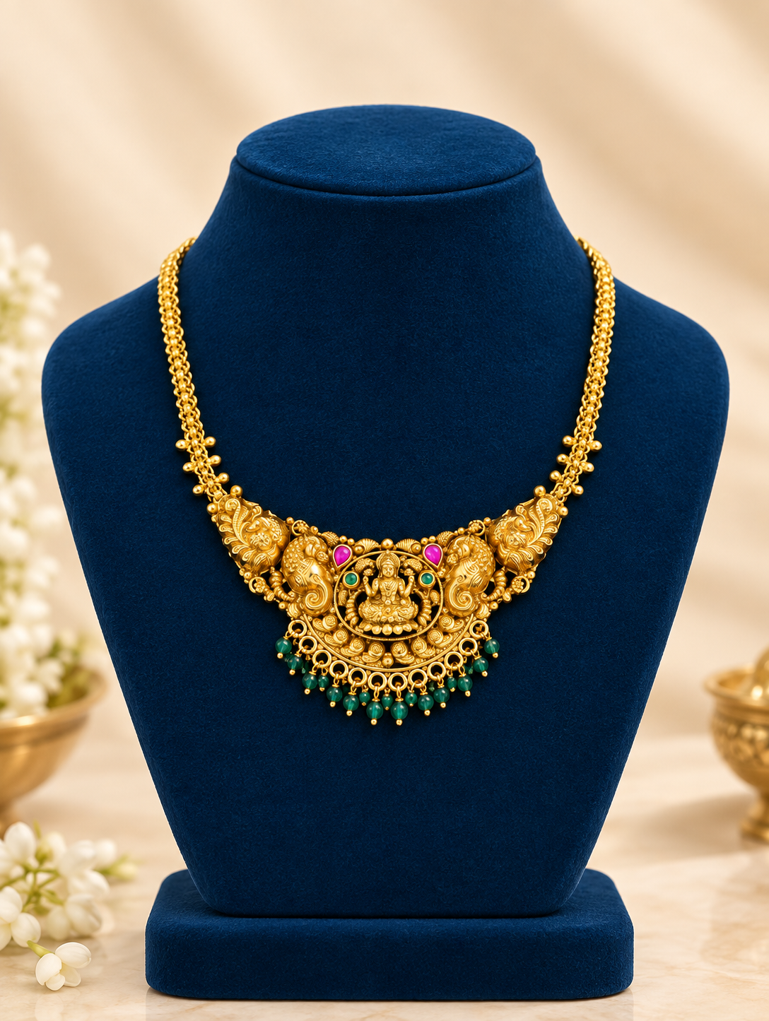 Sri Lakshmi Aishwarya Necklace
