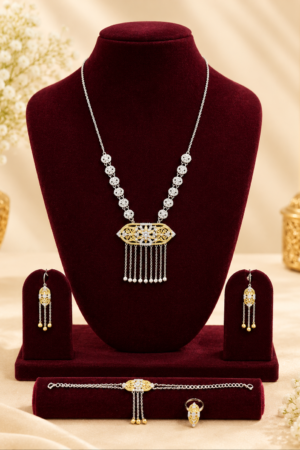 Chandrika Floral Tassel Jewellery Set