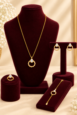 Celestial Teardrop Harmony Jewellery Set