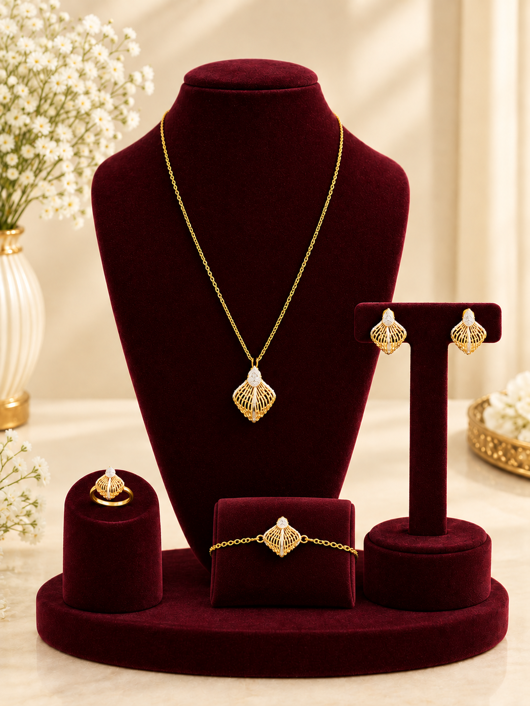 Swarna Jaal Elegance Jewellery Set