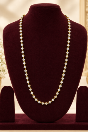 Nitya Prabha White Stone Mala