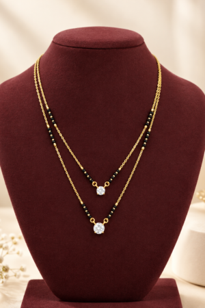 Twin Solitaire Layered Mangalsutra
