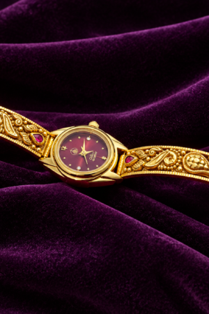 Royal Nakshi Heritage Gold-Toned Watch