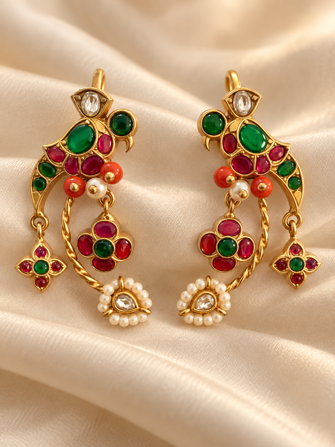 Royal Navaratna Peacock Bugadi
