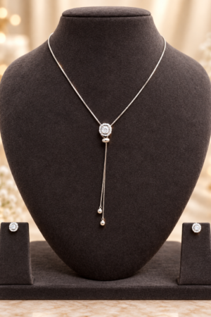 Radiant Halo Slider Chain with Matching Studs