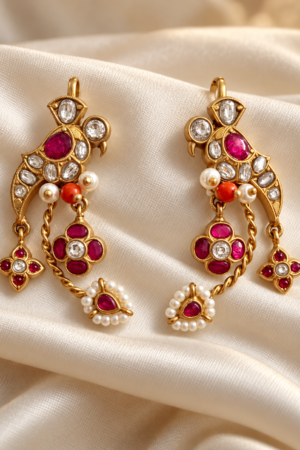 Mayura Ratna Kundan Pearl Bugadi
