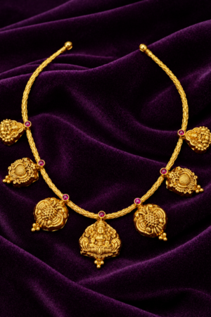 Divine Lakshmi Heritage Charm Necklace
