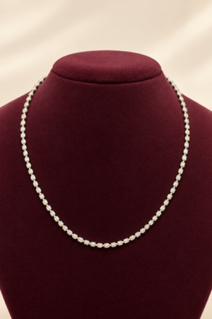 Radiant Two-Tone Crystal Link Chain