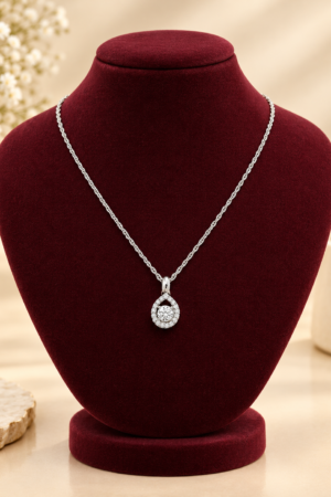 Celestial Halo Swarovski Pendant Chain